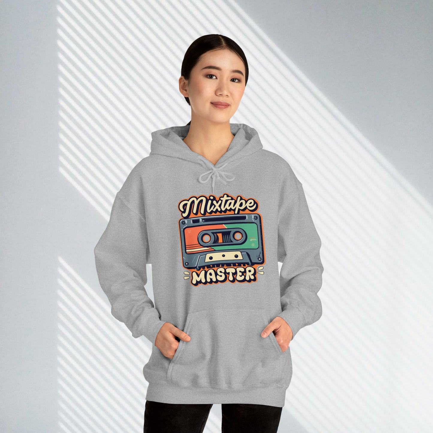 Mixtape Master, Cassette Tape, Unisex Heavy Blend™ Hooded Sweatshirt