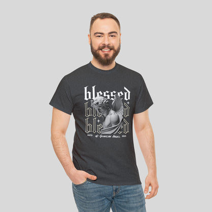 Blessed, My Guardian Angel, Unisex Heavy Cotton Tee