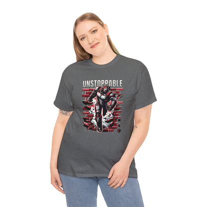 Unstoppable Robot, Unisex Heavy Cotton Tee