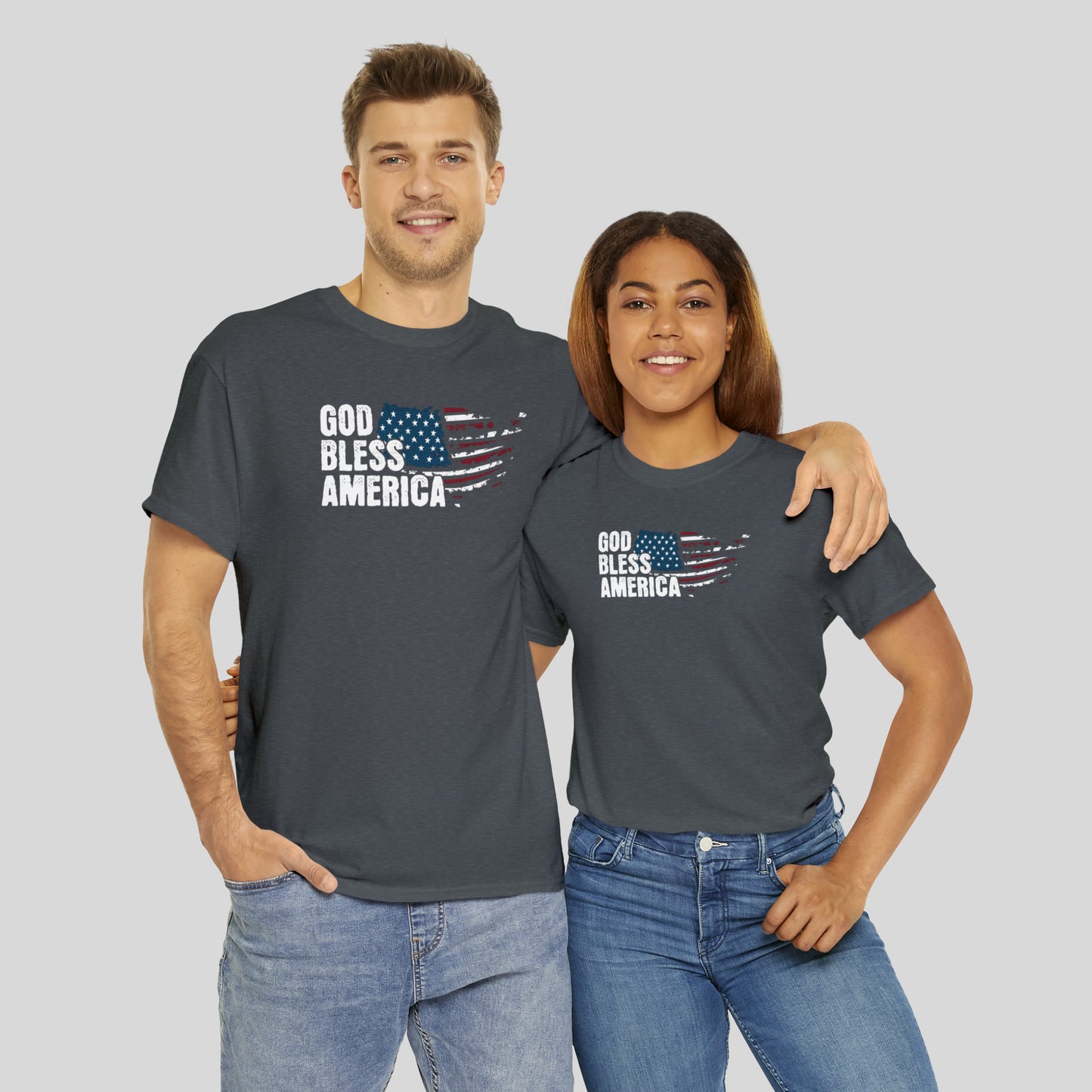 God Bless America, Unisex Heavy Cotton Tee