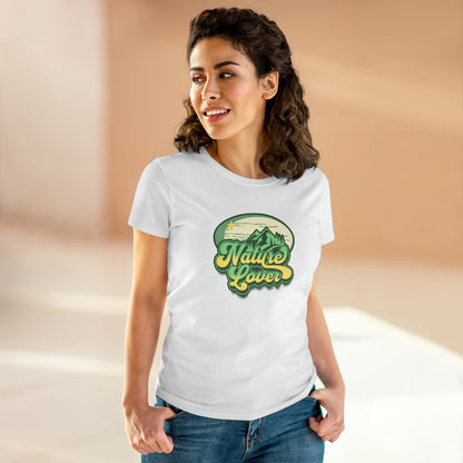 Nature Lover, Women's Midweight Cotton Tee