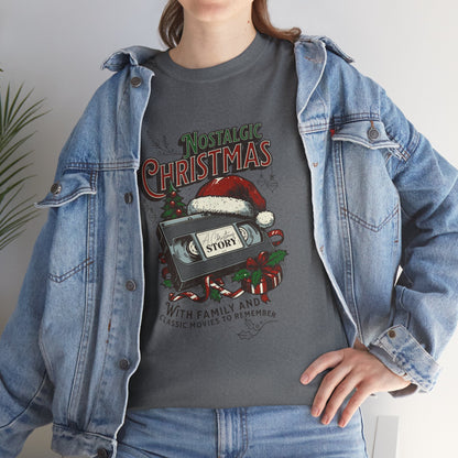 Nostalgic Christmas, Unisex Heavy Cotton Tee