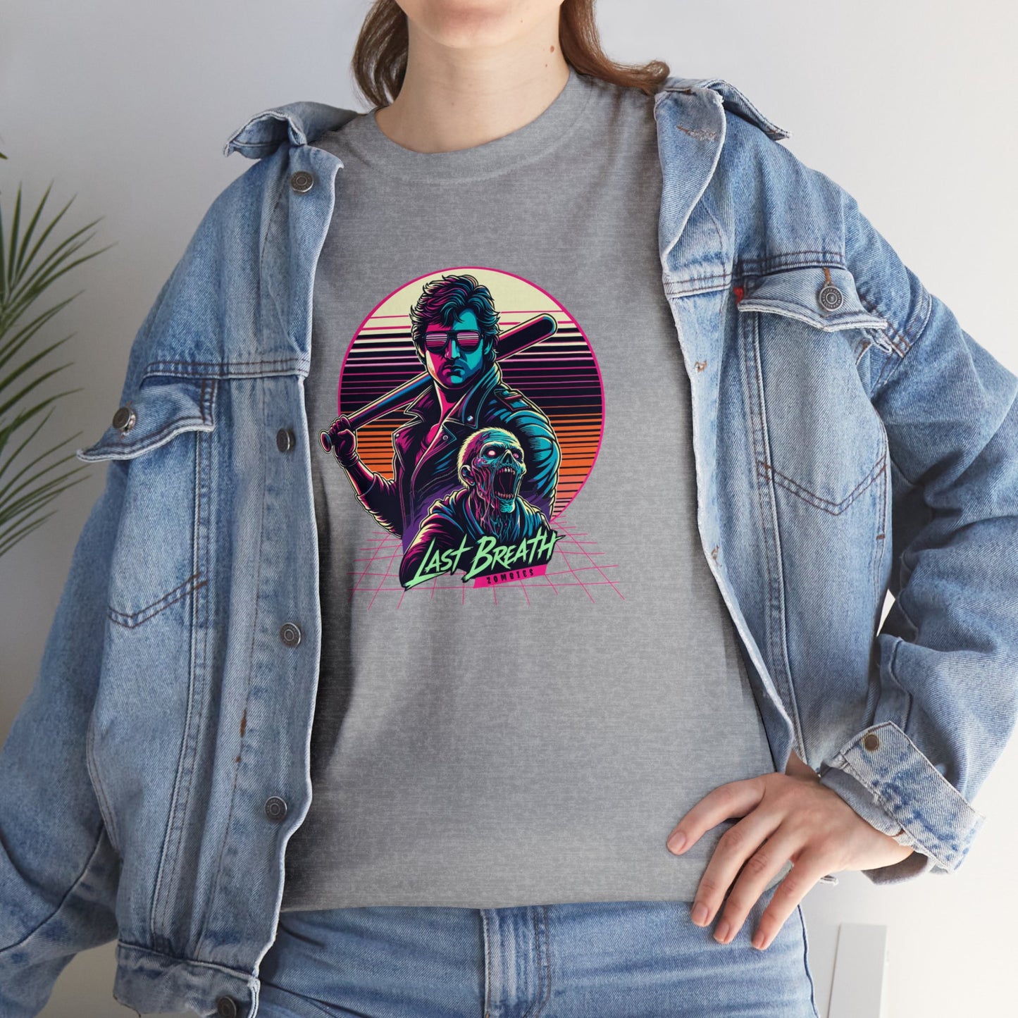 Last Breath, 80's Zombie, Unisex Heavy Cotton Tee