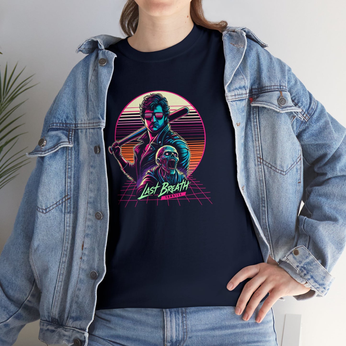 Last Breath, 80's Zombie, Unisex Heavy Cotton Tee