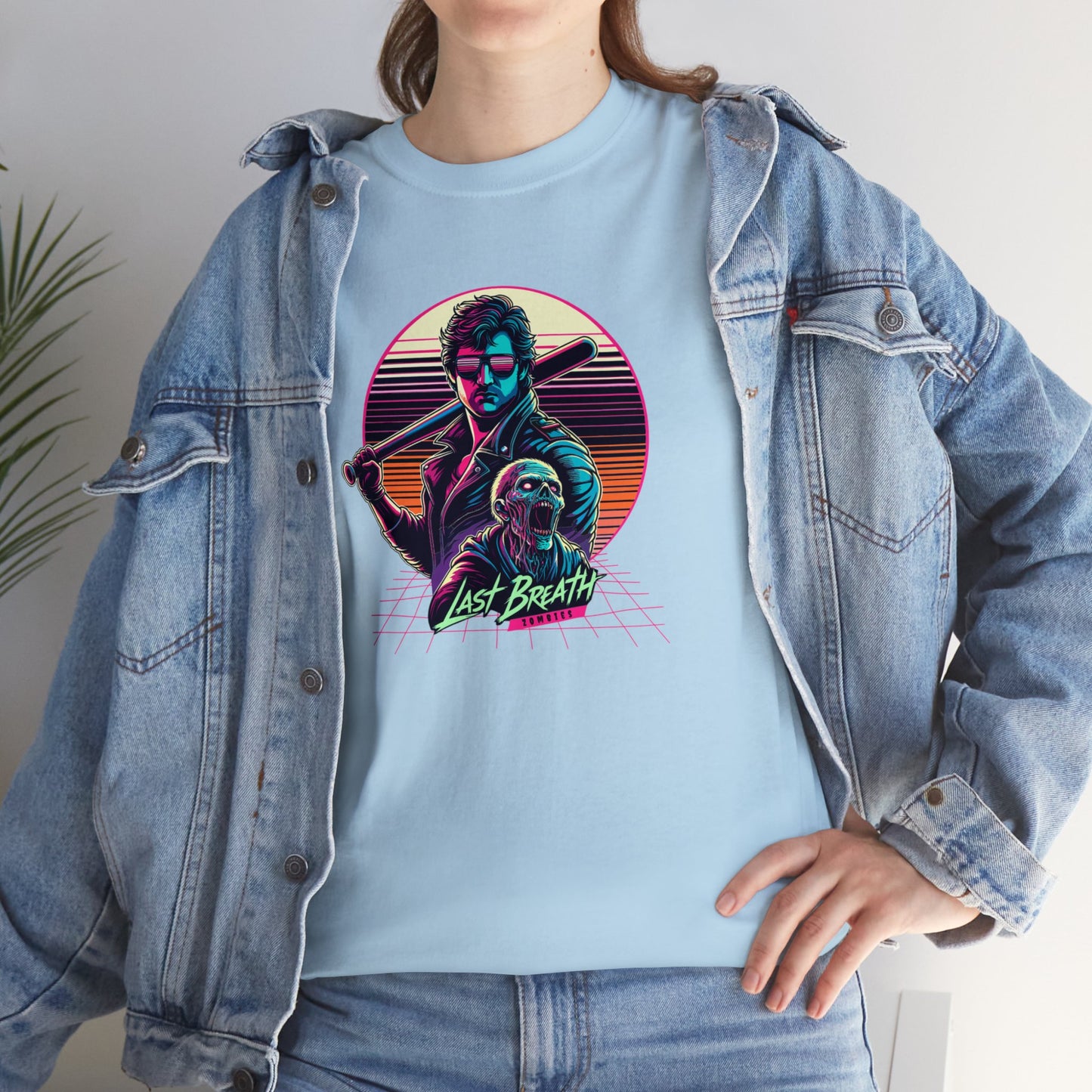 Last Breath, 80's Zombie, Unisex Heavy Cotton Tee