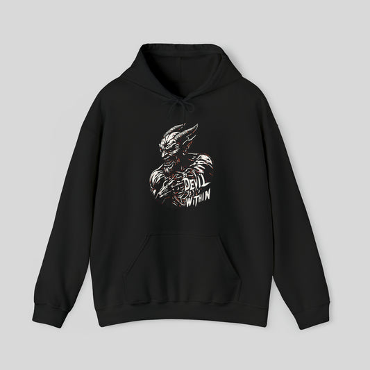 Devil Within, Unisex Heavy Blend™ Hooded Sweatshirt