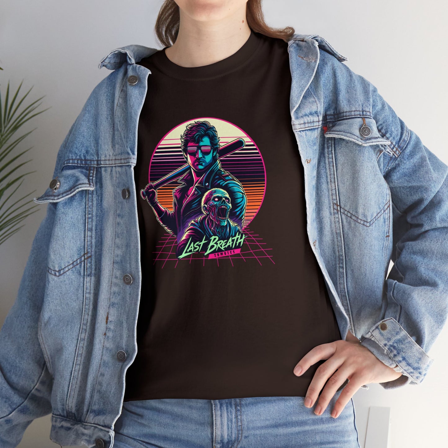 Last Breath, 80's Zombie, Unisex Heavy Cotton Tee