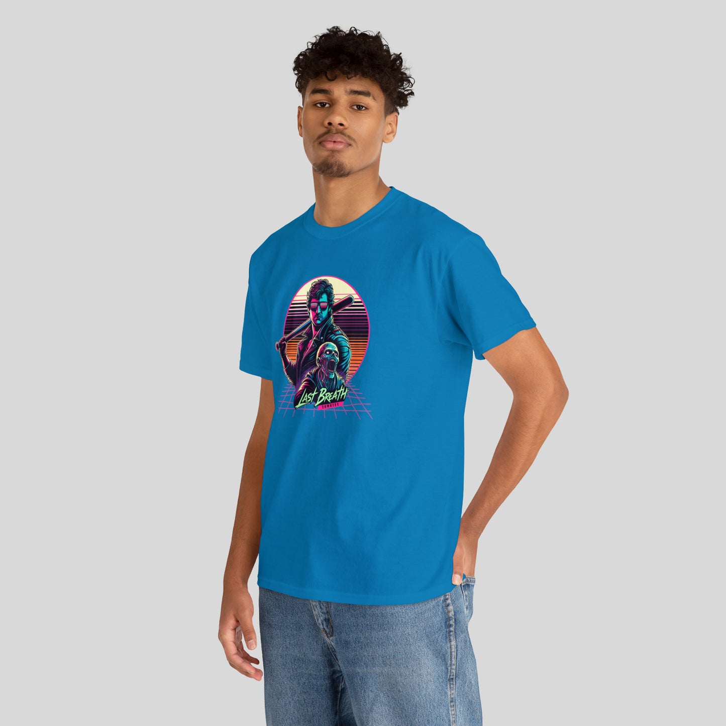 Last Breath, 80's Zombie, Unisex Heavy Cotton Tee