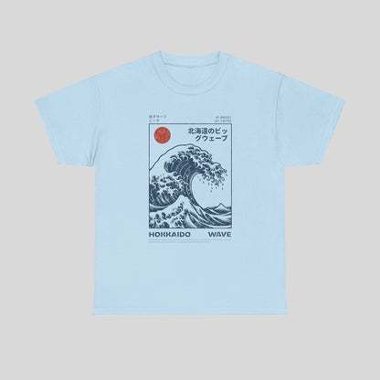 HOKKAIDO Wave, Unisex Heavy Cotton Tee