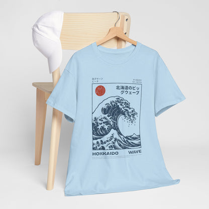 HOKKAIDO Wave, Unisex Heavy Cotton Tee