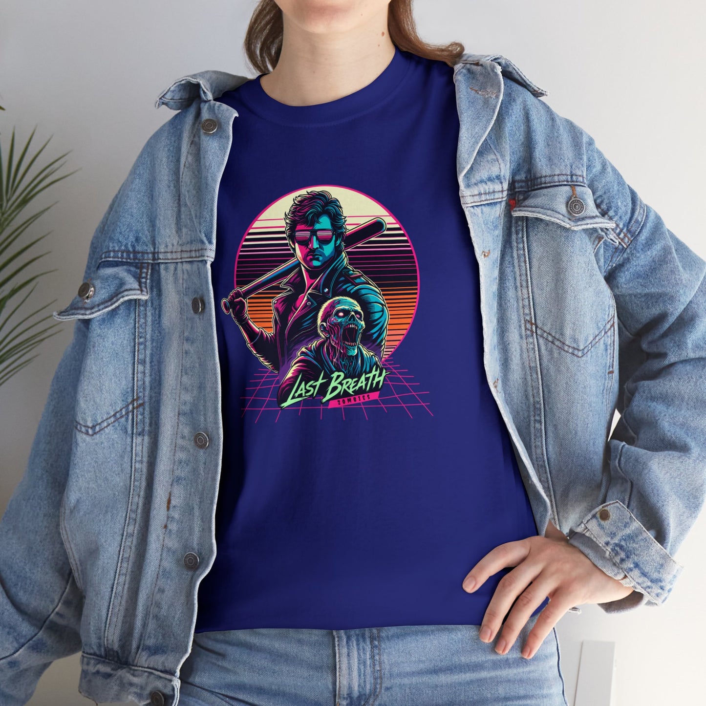 Last Breath, 80's Zombie, Unisex Heavy Cotton Tee