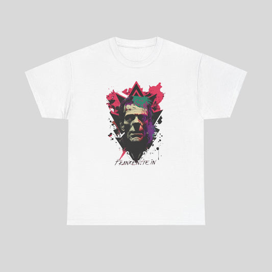 Frankenstein, Custom Graphic Unisex Heavy Cotton Tee