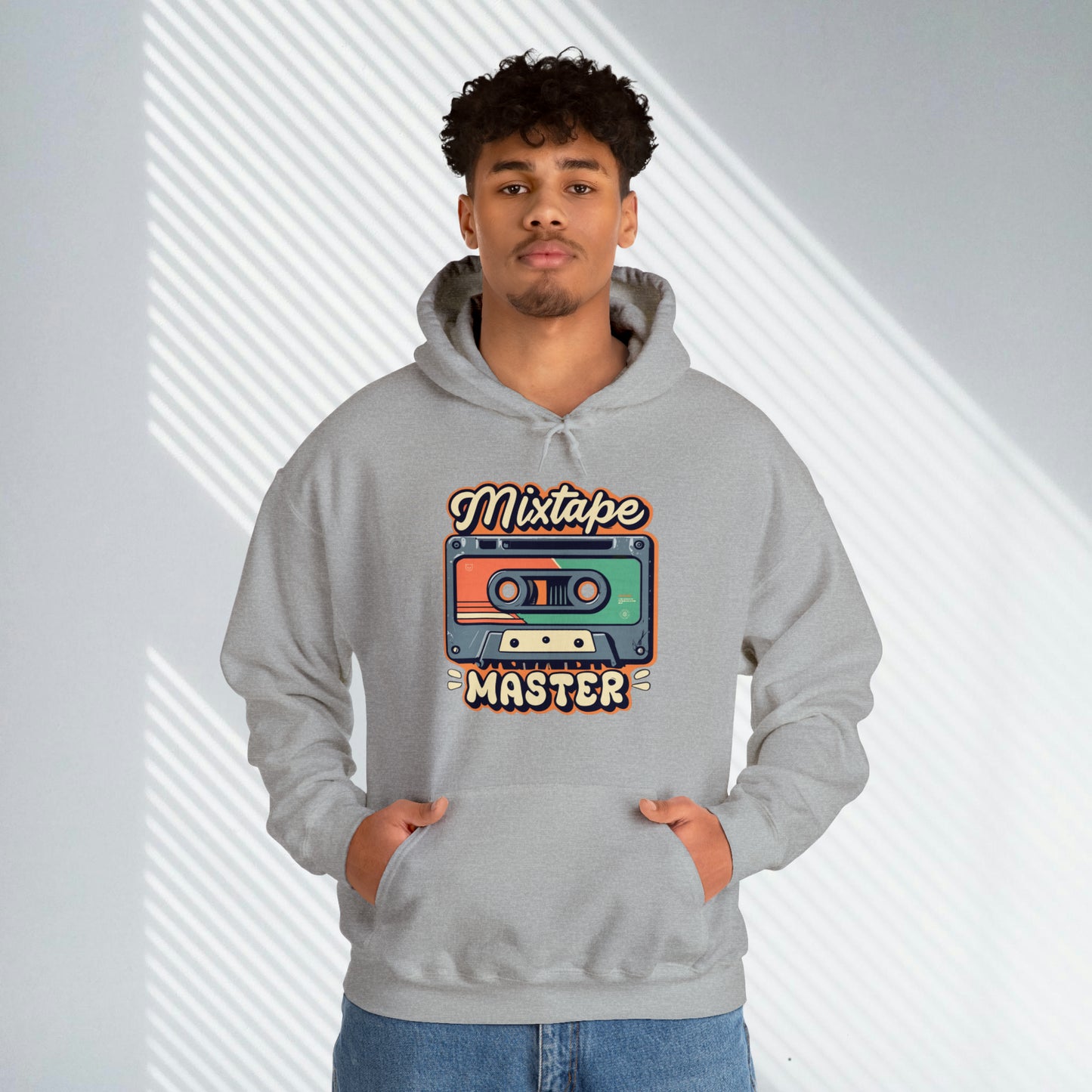 Mixtape Master, Cassette Tape, Unisex Heavy Blend™ Hooded Sweatshirt