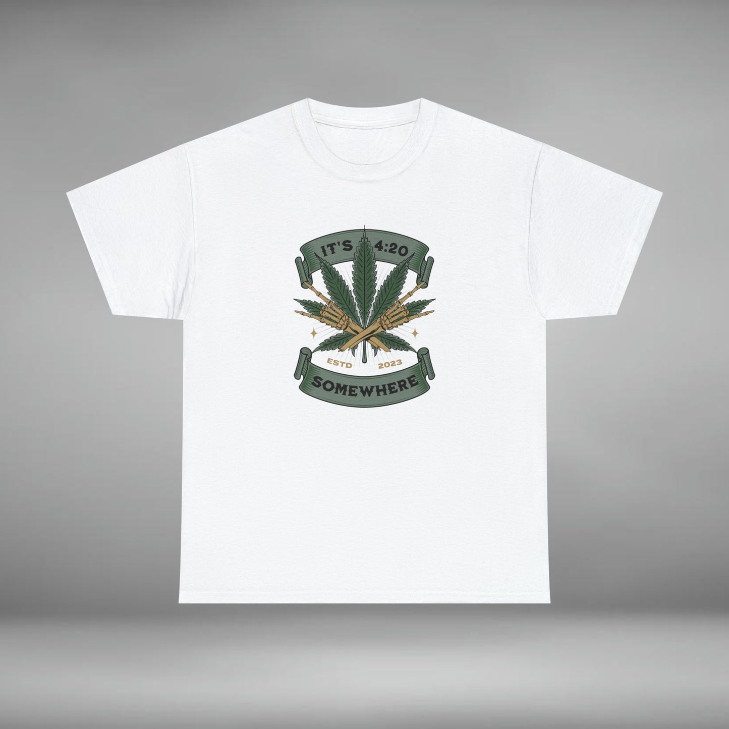 It's 4:20 Somewhere Unisex Heavy Cotton Tee