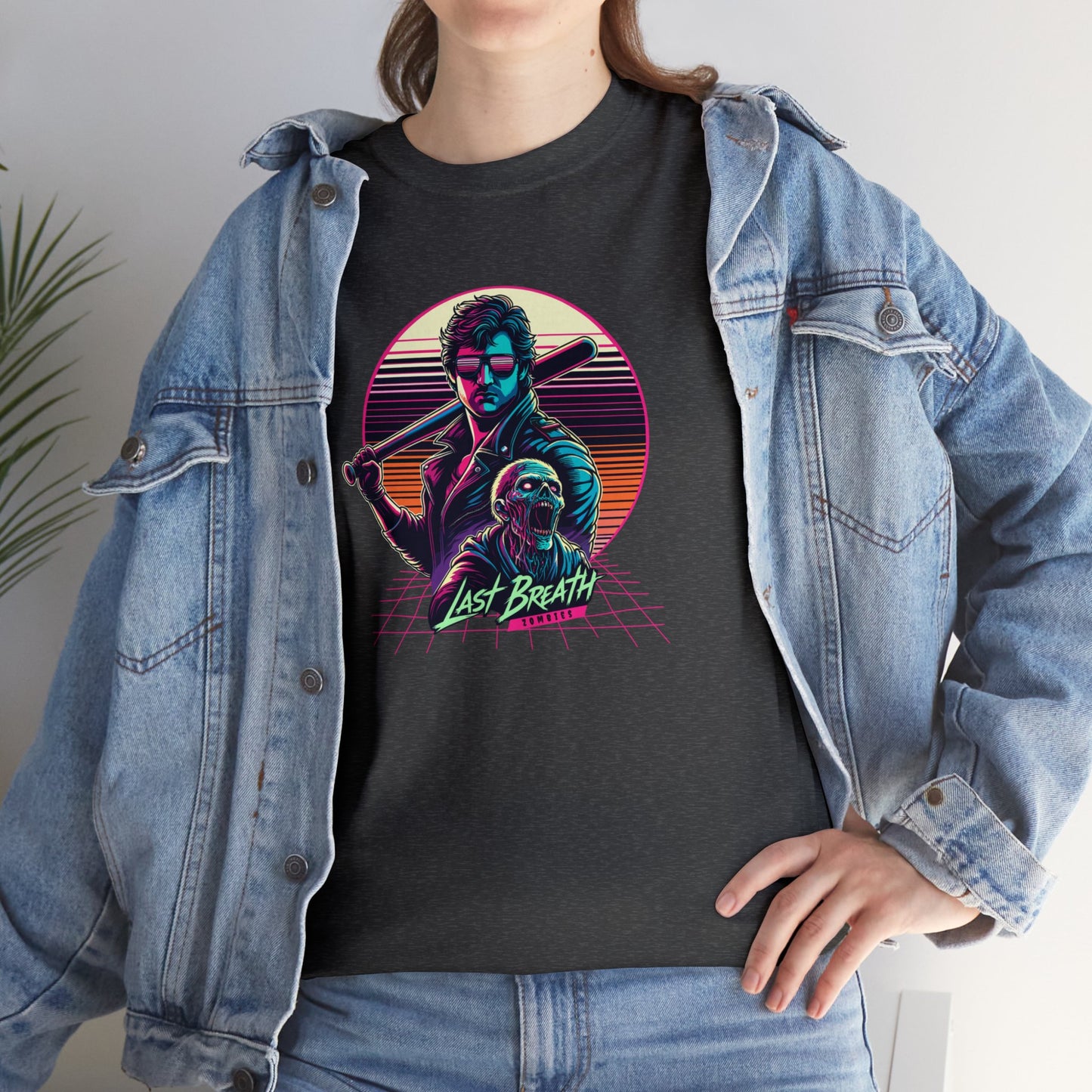 Last Breath, 80's Zombie, Unisex Heavy Cotton Tee