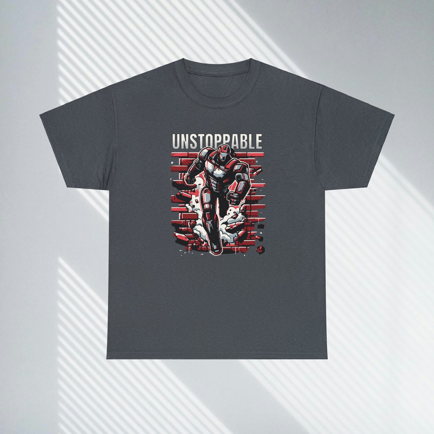 Unstoppable Robot, Unisex Heavy Cotton Tee