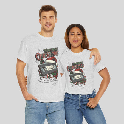 Nostalgic Christmas, Unisex Heavy Cotton Tee