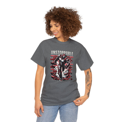 Unstoppable Robot, Unisex Heavy Cotton Tee