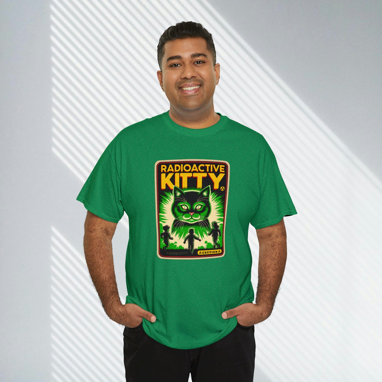 Radioactive Kitty, Unisex Heavy Cotton Tee