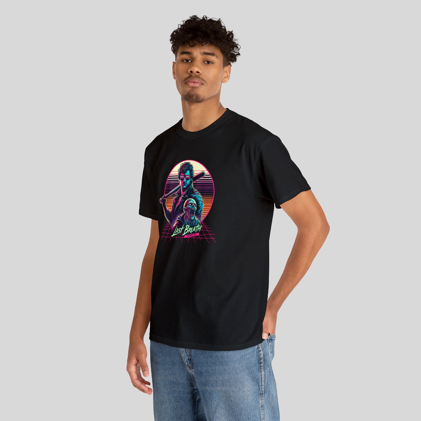 Last Breath, 80's Zombie, Unisex Heavy Cotton Tee