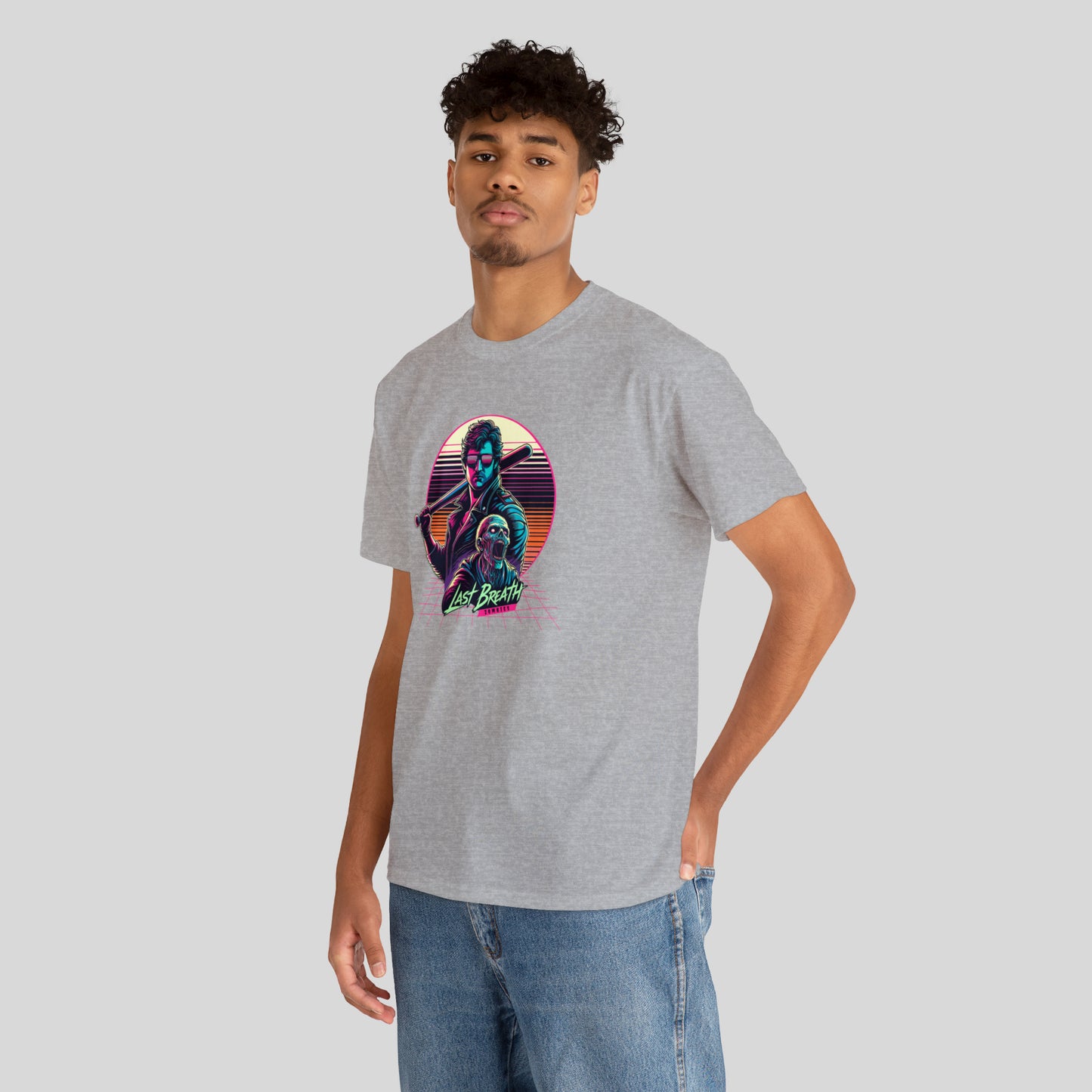 Last Breath, 80's Zombie, Unisex Heavy Cotton Tee