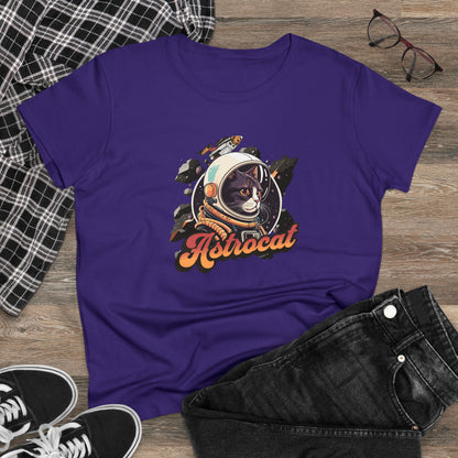 Astrocat, Women's Midweight Cotton Tee