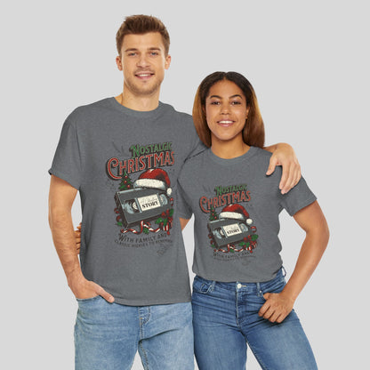 Nostalgic Christmas, Unisex Heavy Cotton Tee