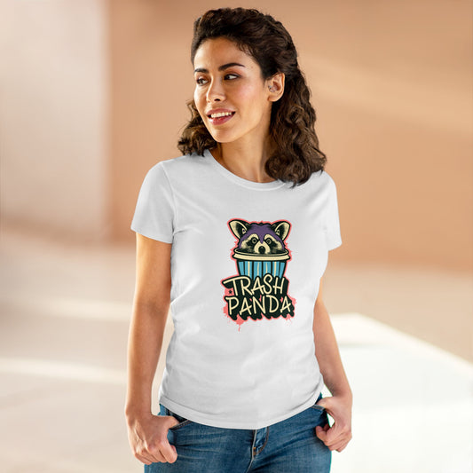 Trash Panda, Racoon, Women's Cotton Tee