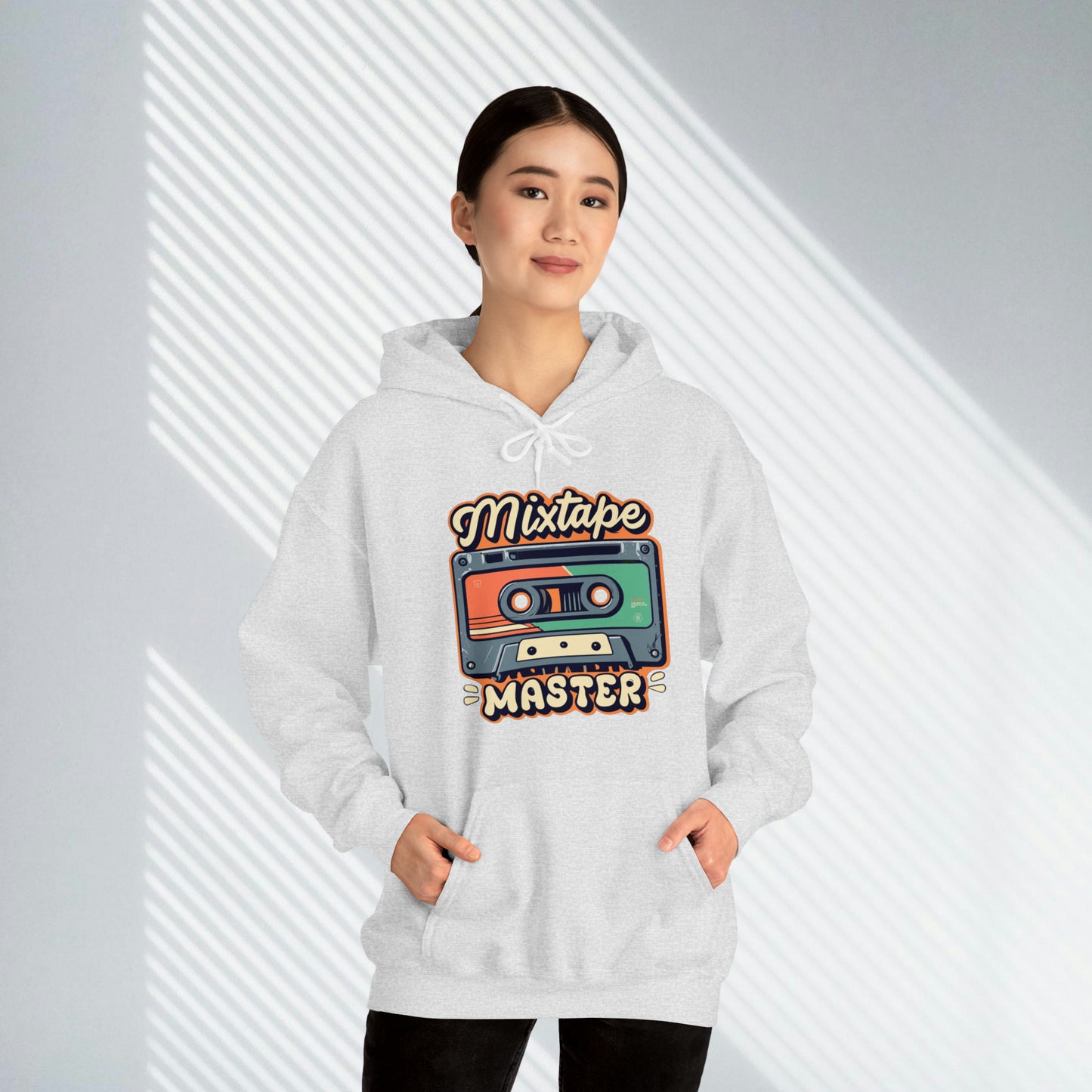 Mixtape Master, Cassette Tape, Unisex Heavy Blend™ Hooded Sweatshirt