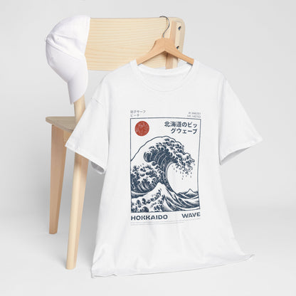 HOKKAIDO Wave, Unisex Heavy Cotton Tee