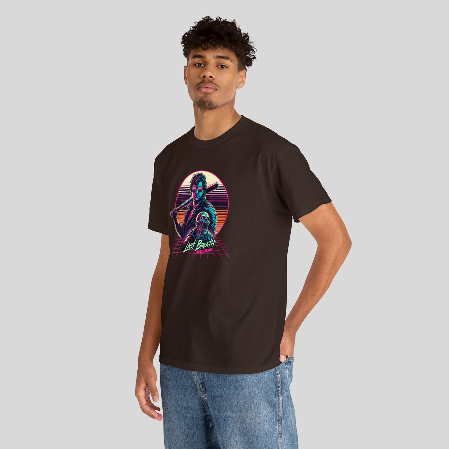 Last Breath, 80's Zombie, Unisex Heavy Cotton Tee