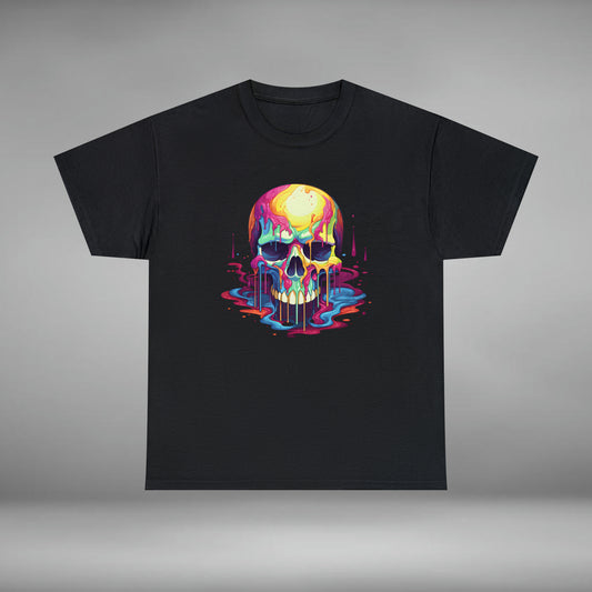 Painted Skull, Unisex Heavy Cotton Tee