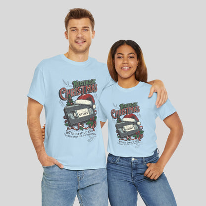 Nostalgic Christmas, Unisex Heavy Cotton Tee