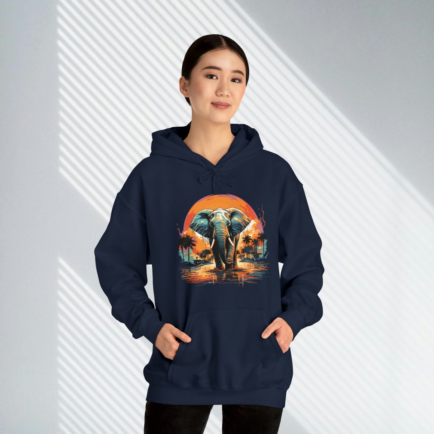 Elephant island, Unisex Heavy Blend™ Hooded Sweatshirt
