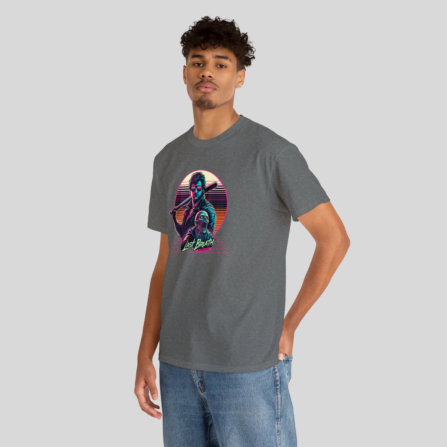 Last Breath, 80's Zombie, Unisex Heavy Cotton Tee