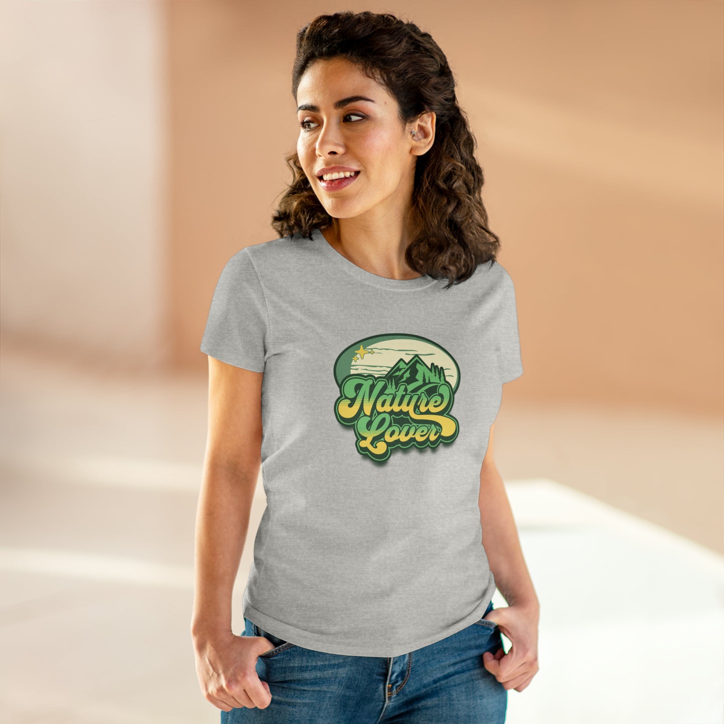 Nature Lover, Women's Midweight Cotton Tee