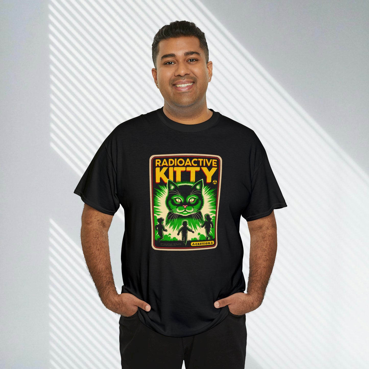 Radioactive Kitty, Unisex Heavy Cotton Tee