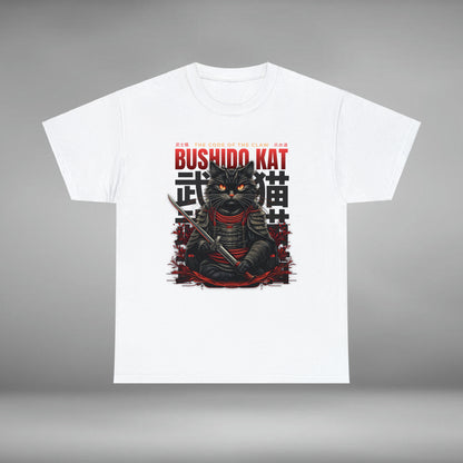 Bushido Cat, The Code Of The Claw, Unisex Heavy Cotton Tee