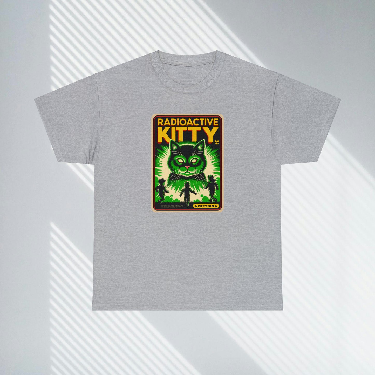 Radioactive Kitty, Unisex Heavy Cotton Tee