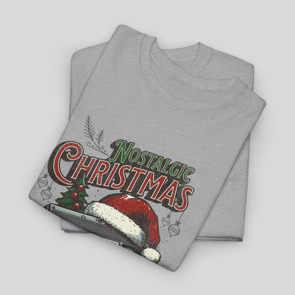 Nostalgic Christmas, Unisex Heavy Cotton Tee