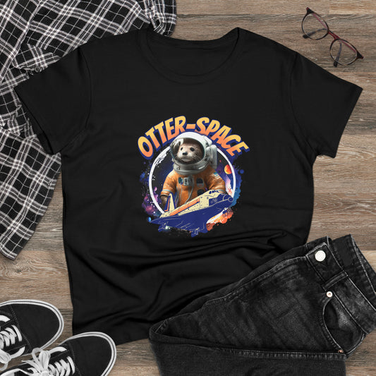 OTTER-SPACE, Women's Midweight Cotton Tee