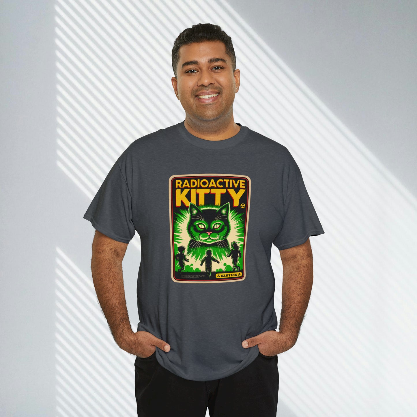 Radioactive Kitty, Unisex Heavy Cotton Tee