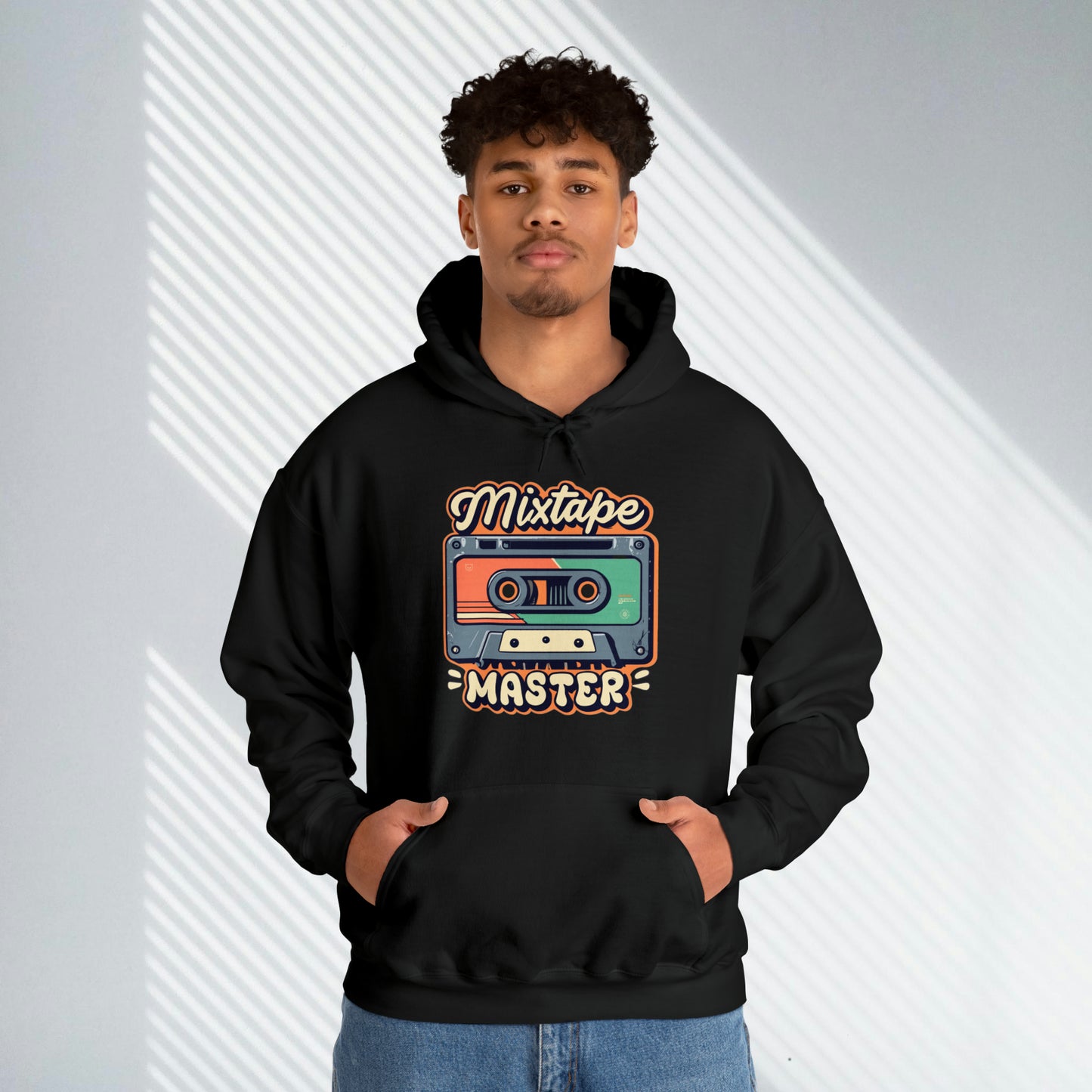 Mixtape Master, Cassette Tape, Unisex Heavy Blend™ Hooded Sweatshirt