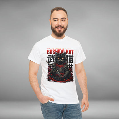 Bushido Cat, The Code Of The Claw, Unisex Heavy Cotton Tee