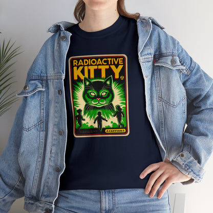 Radioactive Kitty, Unisex Heavy Cotton Tee