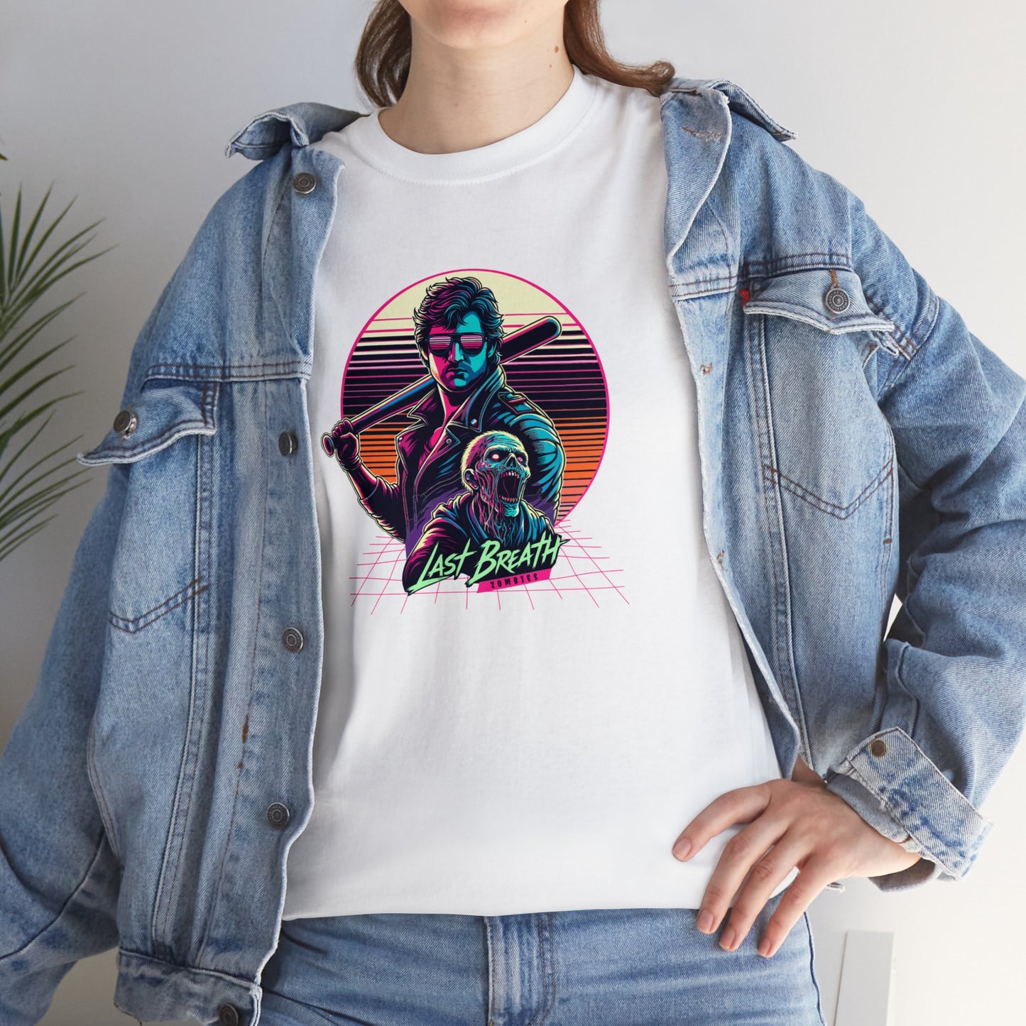 Last Breath, 80's Zombie, Unisex Heavy Cotton Tee