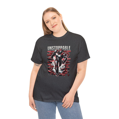 Unstoppable Robot, Unisex Heavy Cotton Tee