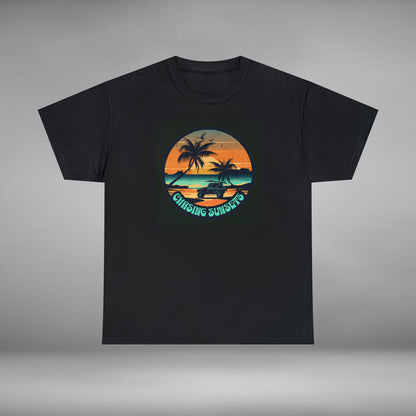 CHASING SUNSETS, Unisex Heavy Cotton Graphic Tee