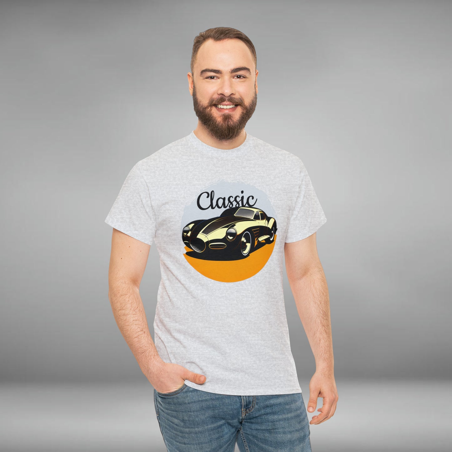 Classic, Vintage Concept Car Unisex Heavy Cotton Tee