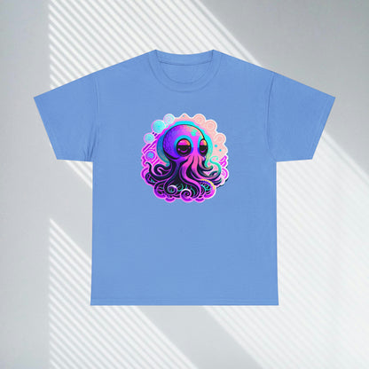 Colorful Octopus Custom Unisex Heavy Cotton Graphic Tee